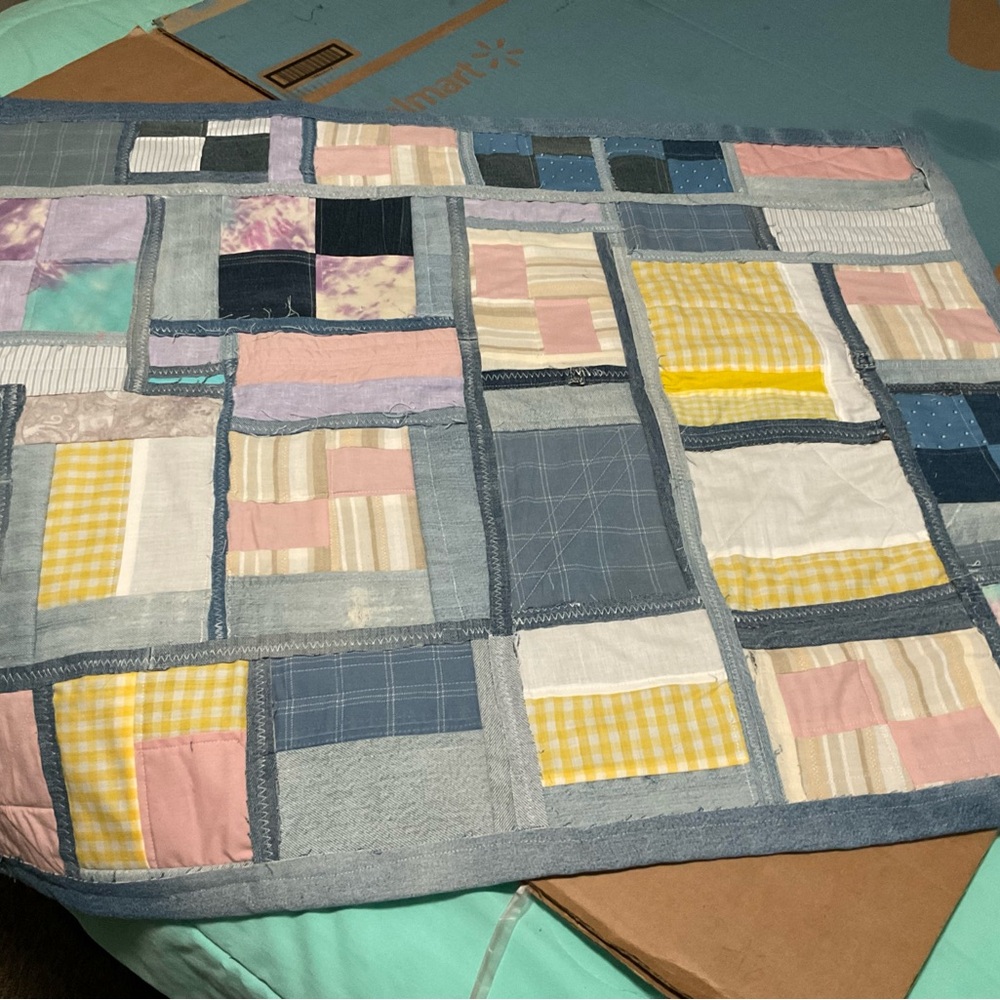 Rag and jean throw